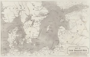 Kort over Østersøen